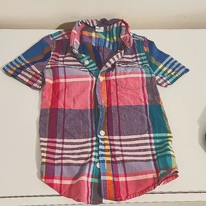 Gap Boy Toddler Plaid Shirt